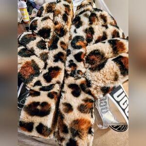 UGG Leopard Print Faux Fur Shoes